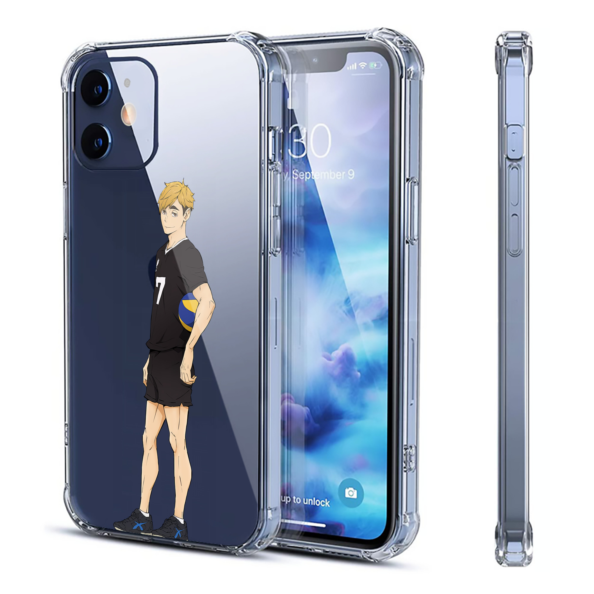 （画像用） ハイキュー!! Haikyu!! 【iPhone 12シリーズ対応】透明スマホケース（クリアソフトケース）